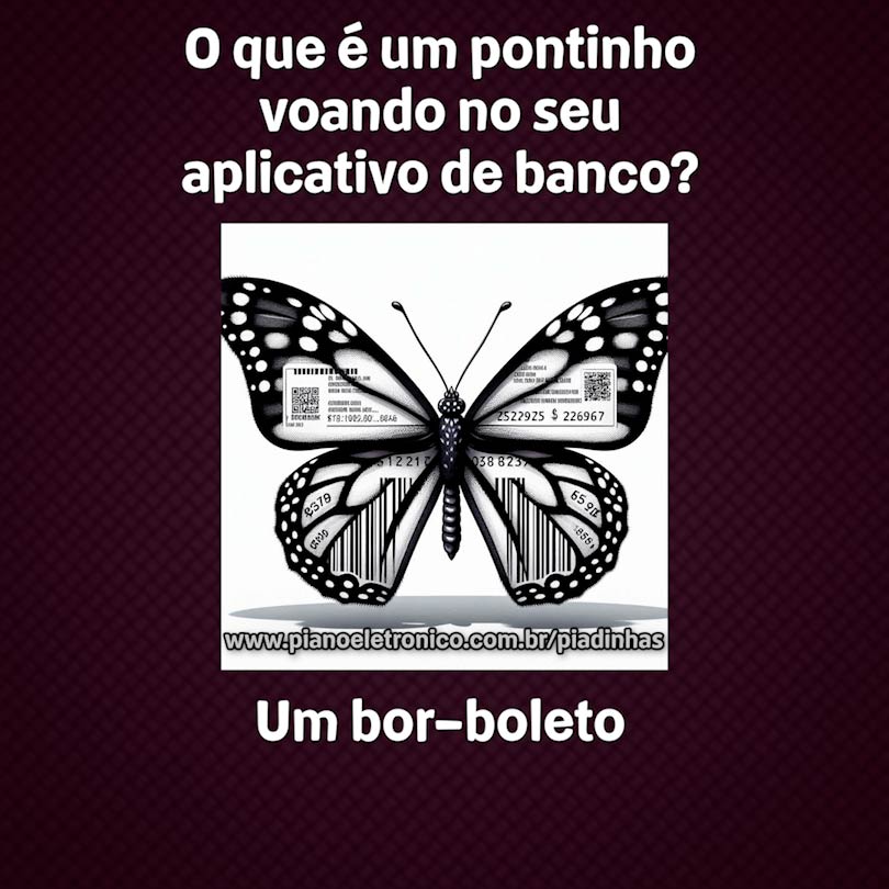 O que é um pontinho voando no seu aplicativo de banco?

Um bor-boleto